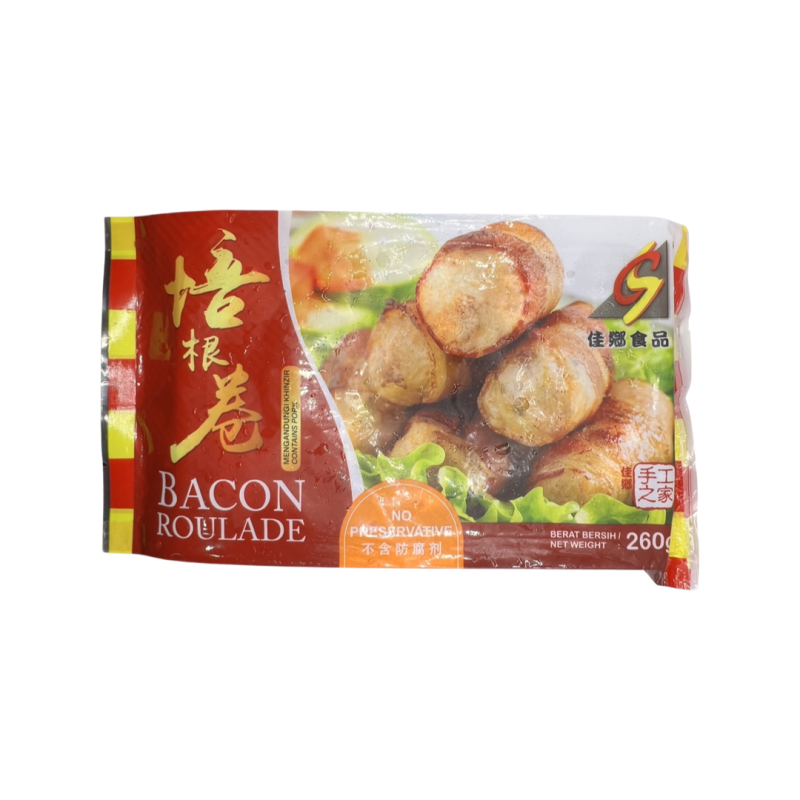 B026CIASIANG Frozen Bacon Roll 佳乡培根卷  [450g 10pcs]