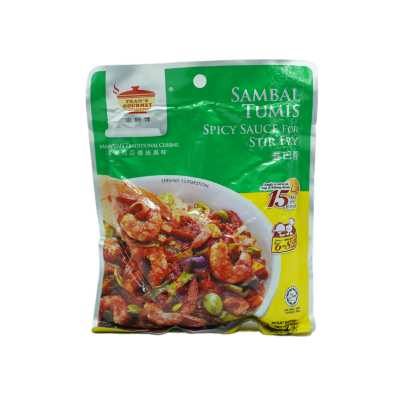 TEAN Spicy Sause For Stir Fry 田师傅 参巴酱 200g