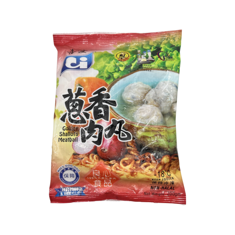 A033CI Golden Shallots Meatball 喜爱葱香肉丸 [200g]