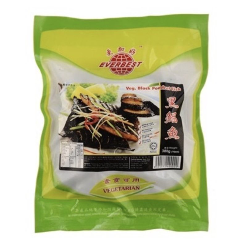 Everbest veg.Black Pomfret fish 黑昌鱼(更加好) [380g]