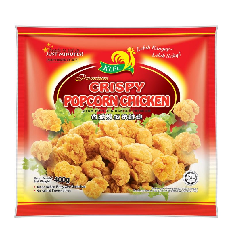 C019KLFC Crispy Popcorn Chicken 香脆鸡肉粒 (400g)